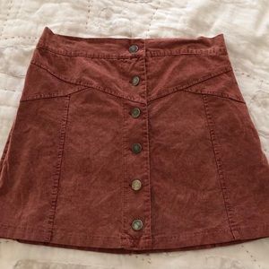 Don’t Ask Me Why Corduroy Skirt